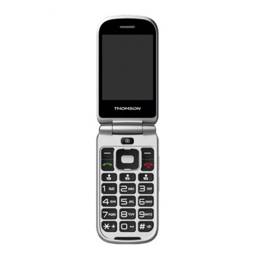 Thomson SEREA75 7,11 cm (2.8") Noir, Blanc Téléphone numérique