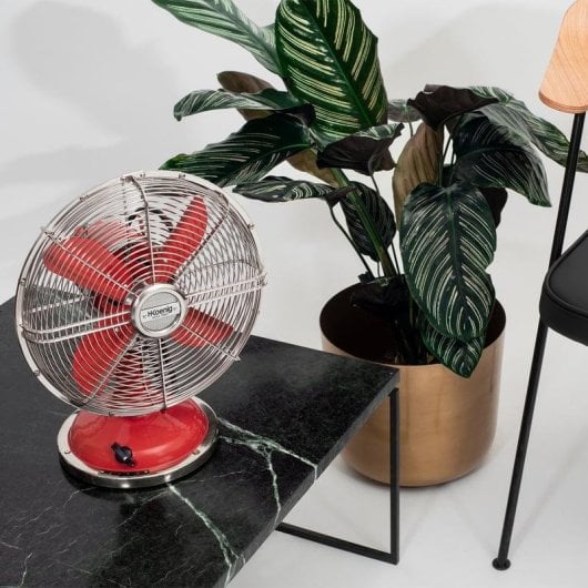 HKoenig JOE50 Ventilador Retro Rojo