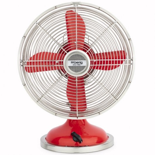 HKoenig Éventail Rétro JOE50 Rouge