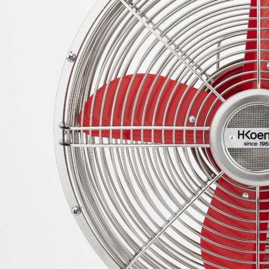 HKoenig Éventail Rétro JOE50 Rouge