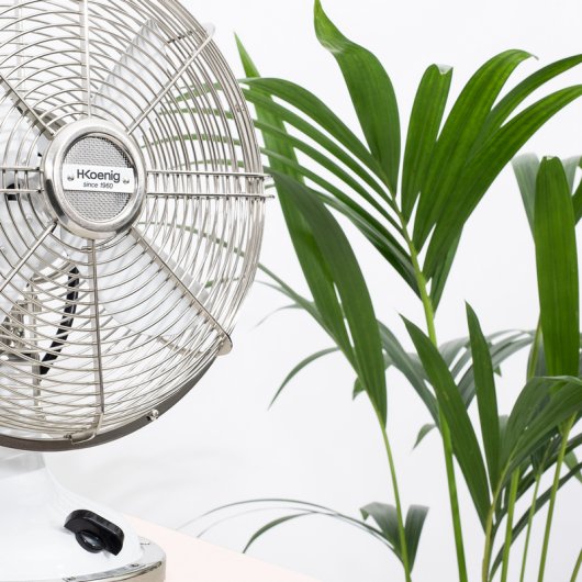 HKoenig JOE50 Ventilador Retro Blanco