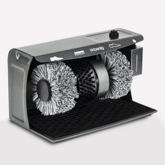 HKoenig U600 Limpiazapatos Eléctrico 120W Negro/Gris