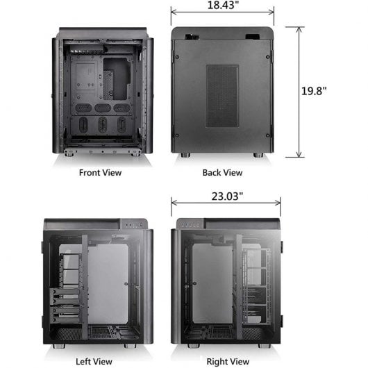 Thermaltake Level 20 HT Cristal Templado USB 3.0 Negra