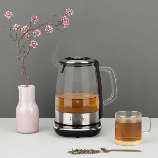 HKoenig TI600 Chaleira Eléctrica 1.5L 2200W Aço Inoxidável