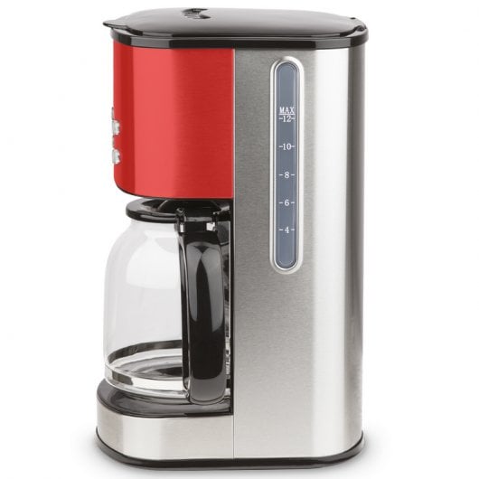 HKoenig MG30 Cafetera de Goteo Programable 1.8L 1100W Roja