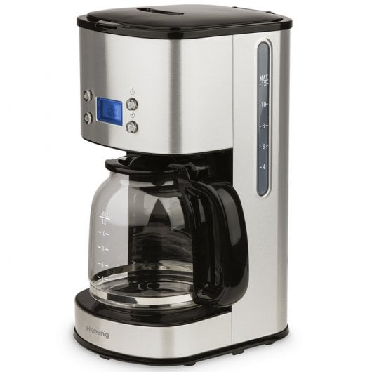 Macchina per caffè americano programmabile HKoenig MG30 1.8L 1100W Acciaio inossidabile