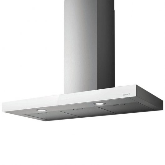 Elica Joy Campana Decorativa 90cm Acero Inoxidable/Blanco
