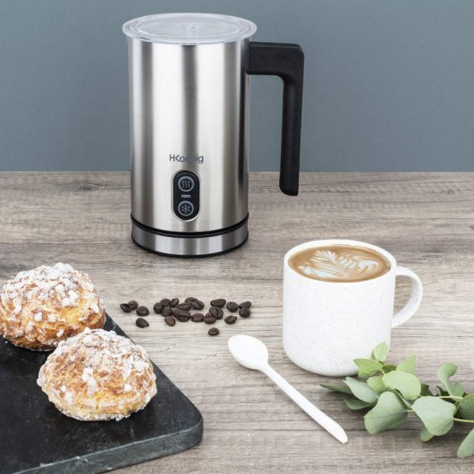 HKoenig MLK8 Espumador de Leche 500W Acero Inoxidable