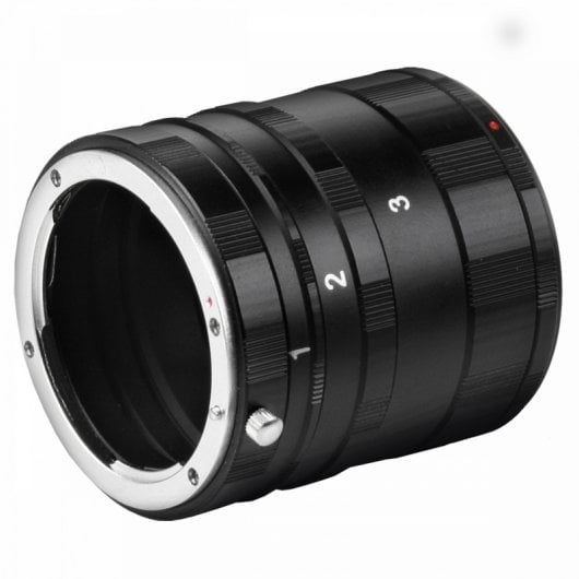Walimex Pro Set de Tubos Extensores de Fotografía Macro para Nikon