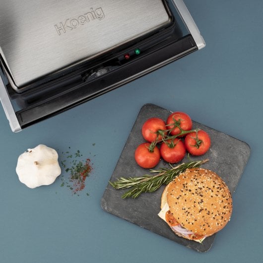 HKoenig GR20 Grill Parrilla 2000W Acero Inoxidable