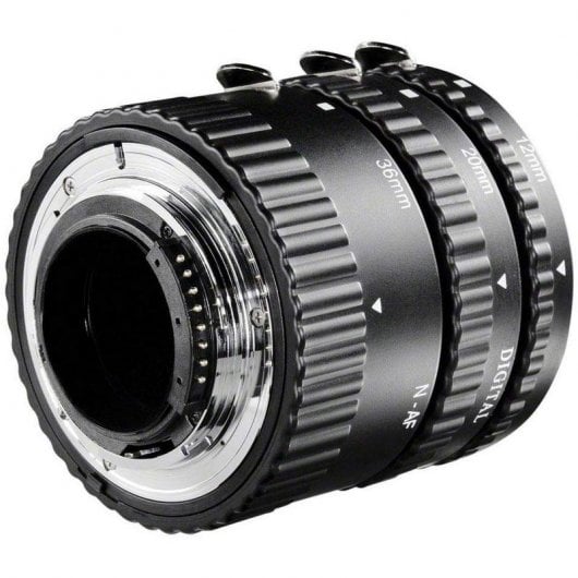 Walimex Pro Juego de Anillos Extensores Macro para Nikon