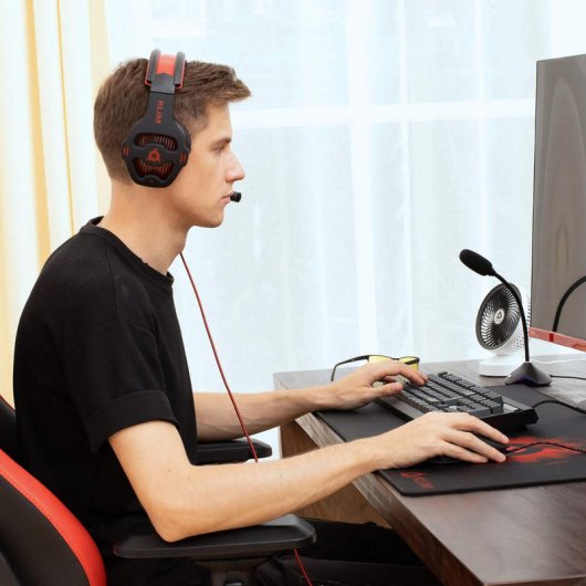 Klim Mantis Auriculares Gaming Negro/Rojo
