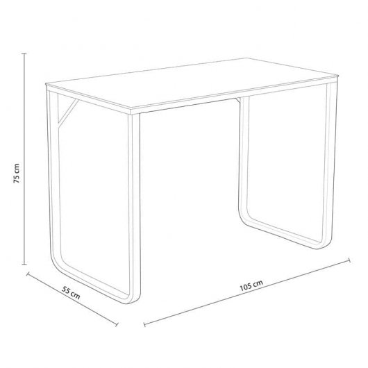 Adec Marker Mesa de Escritório 105x55x75cm Rosa