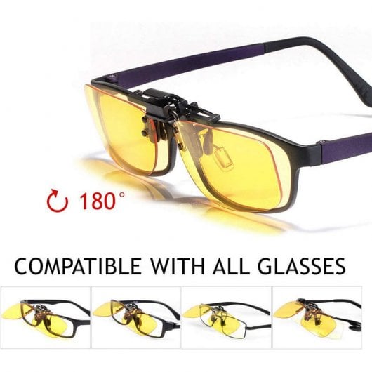 Klim OTG Gafas Gaming Anti Luz Azul