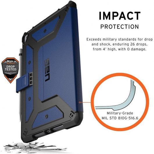 Étui UAG Metropolis Bleu pour iPad 10,2" 2019