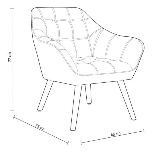 Adec Olden Poltrona Cinzenta