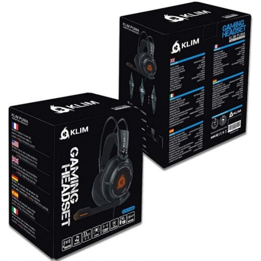 Klim Puma Auriculares Gaming Negros