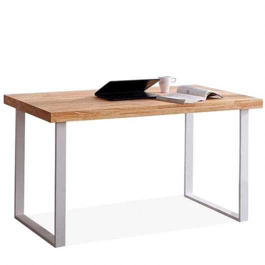 Adec Natural Mesa de Estudio 120x60x73cm Roble/Blanco