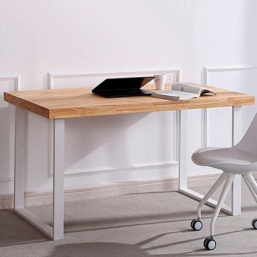 Adec Natural Mesa de Estudio 120x60x73cm Roble/Blanco
