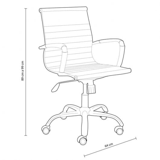 Adec Lucy Silla de Oficina Blanca