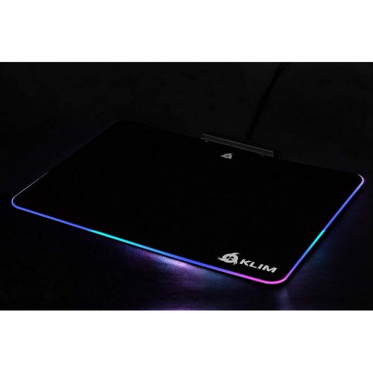 Klim Chroma RGB Alfombrilla Gaming Negra