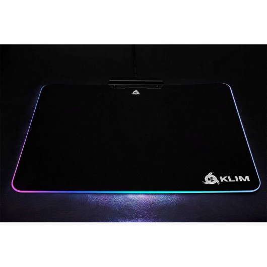 Klim Chroma RGB Alfombrilla Gaming Negra