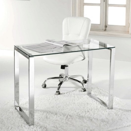 Adec Benetto Mesa de Escritorio 100x50x72cm Cromada