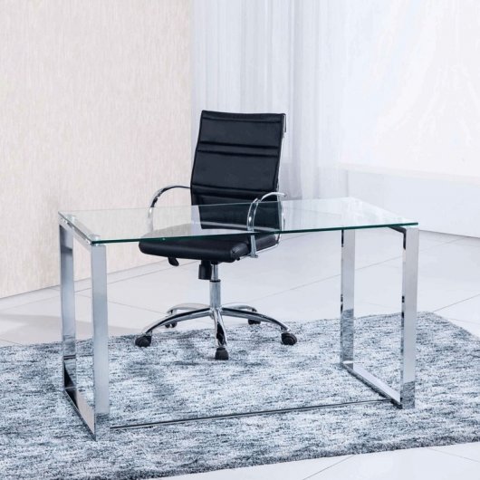 Adec Benetto XL Mesa de Escritorio 120x60x72cm Cromada