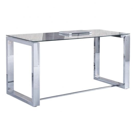Adec Office Mesa de Escritório 140x70x75cm Cromado