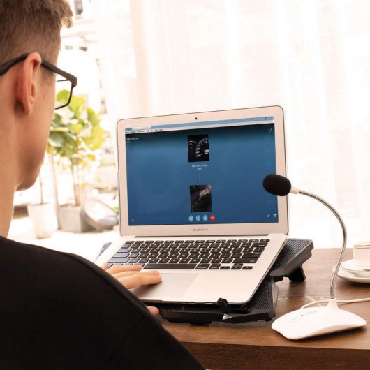 Klim Talk Micrófono Gaming Blanco