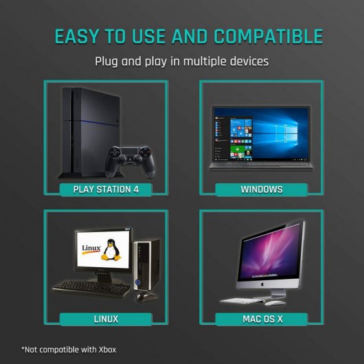 Klim Talk Micrófono Gaming Blanco