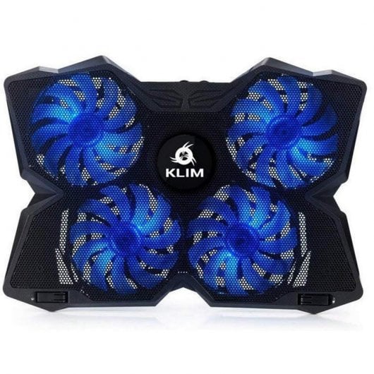 Klim Wind Base Refrigeradora para Portátil hasta 16" Negra/Azul