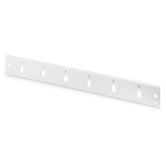 Digitus Panel Frontal Vertical 6 Puertos 1U Gris