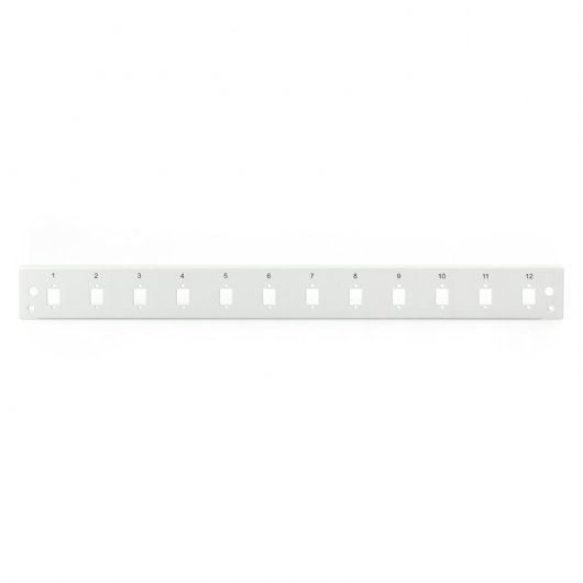 Digitus Panel Frontal Vertical 12 Puertos 1U Gris