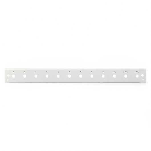 Digitus Panel Frontal Vertical 12 Puertos ST 1U Gris