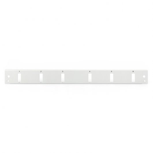 Digitus Panneau avant de boîtier d'épissures de fibre optique, verrouillage rapide, 6x SC DX, 1U