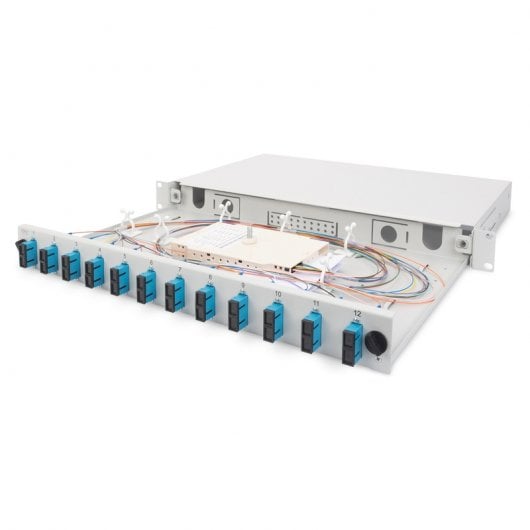 Digitus Caja de Empalme de Fibra Óptica 1U Gris