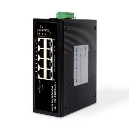 Digitus Switch 7 Puertos PoE+ Gigabit + x1 PD