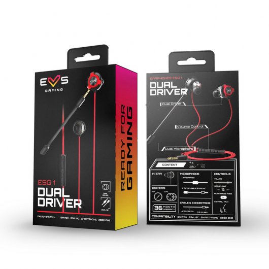 Energy sistem ESG 1 Dual Driver Auriculares Gaming