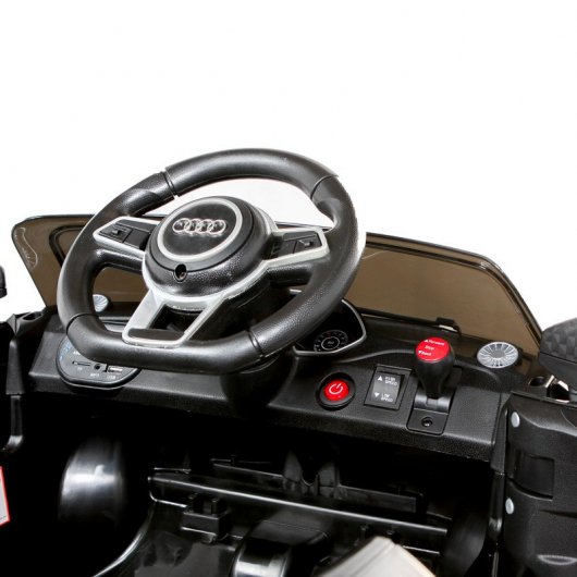 Coche Eléctrico con Licencia Audi TT RS 12V Negro