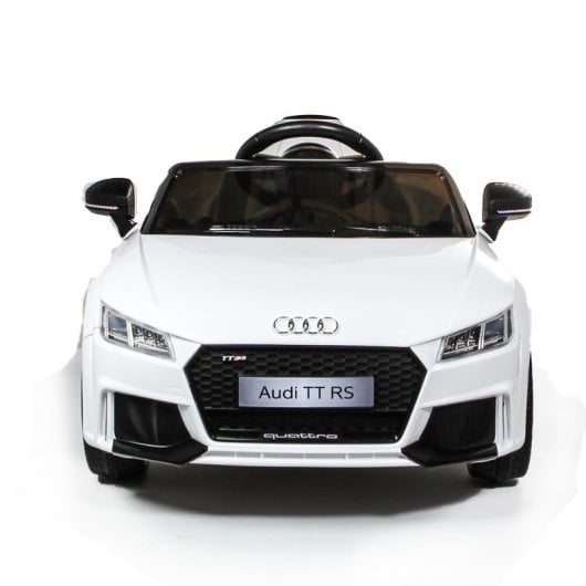 Coche Eléctrico con Licencia Audi TT RS 12V Blanco