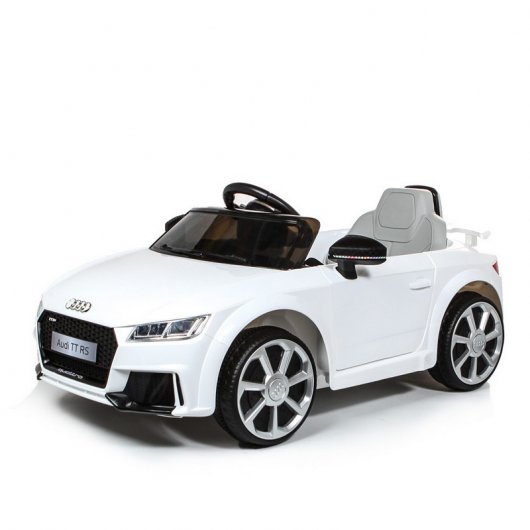 Coche Eléctrico con Licencia Audi TT RS 12V Blanco