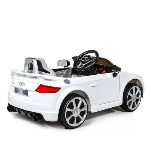 Coche Eléctrico con Licencia Audi TT RS 12V Blanco