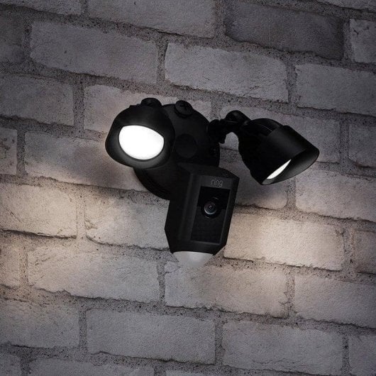 Caméra de surveillance Ring Floodlight Cam FullHD Vision Nocturne Extérieure Alarme Audio Bidirectionnel Contrôle Vocal