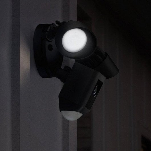 Caméra de surveillance Ring Floodlight Cam FullHD Vision Nocturne Extérieure Alarme Audio Bidirectionnel Contrôle Vocal