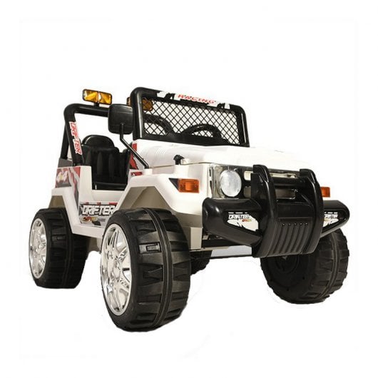 Ataa Cars Coche Eléctrico Todo Terreno Raptor 4X4 12V Blanco