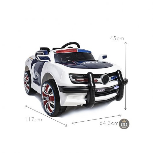 Coche Eléctrico de Policía 12V