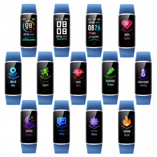 Fierro FiTech Smartband Deportiva Azul