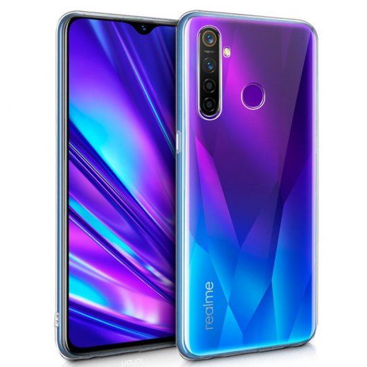 Cool Funda Silicona Transparente para Realme 5 Pro