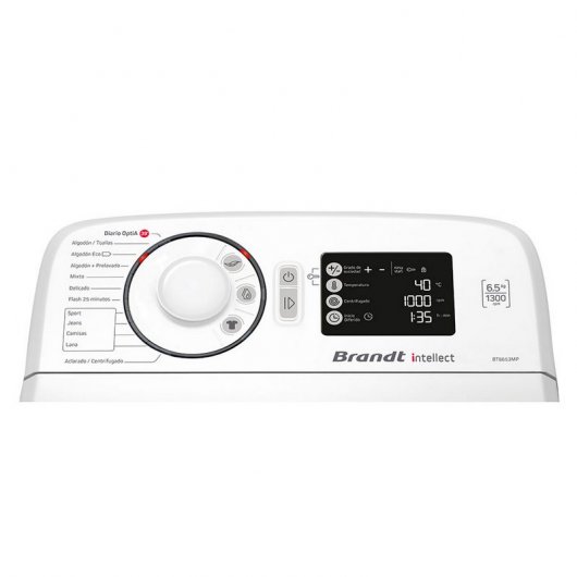 Brandt BT8653MP Lavadora Carga Superior 6.5Kg A+++ Blanca